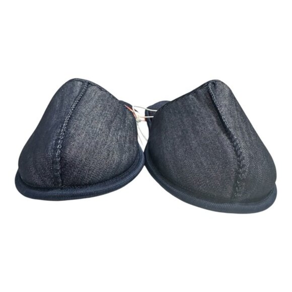 Joe Fresh Blue Denim Slippers Size S (7-8) - Picture 7 of 7